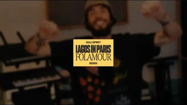 Visualizer du remix de Folamour, étiquette jaune