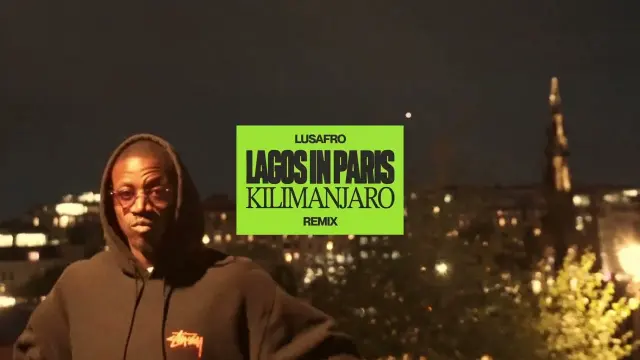 Visualizer du remix de Kilimanjaro, étiquette verte